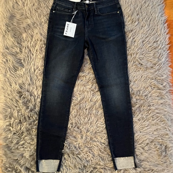 NWT Frame Dark Denim Le Skinny de Jeanne (30) - Picture 3 of 8